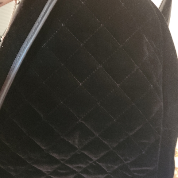Victoria's Secret Large Velvet Studded Backpack. Condition is New without tags - Picture 9 of 10
